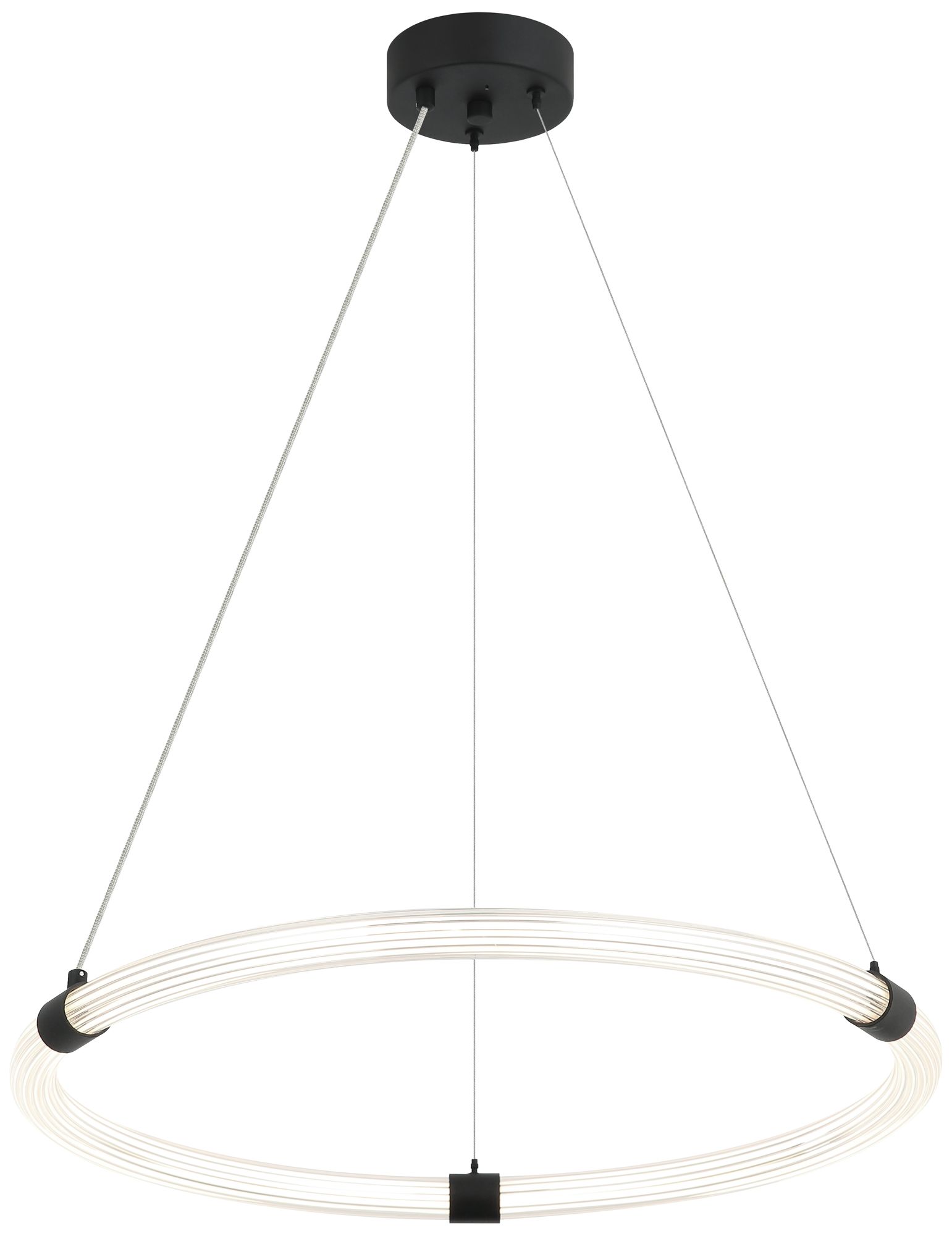 Matteo D24 INKARA MATTE BLACK CHANDELIER