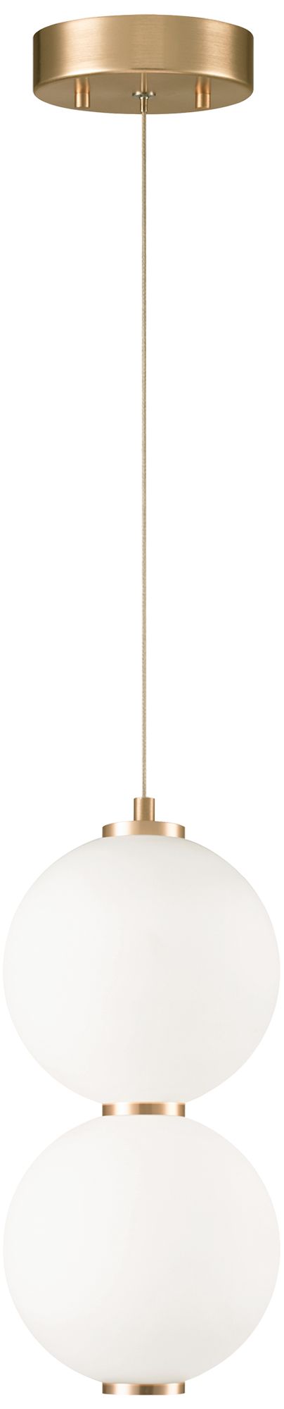 Matteo L13 2 ROUND LARGE GLASS  DANGO OXIDIZED GOLD PENDANT