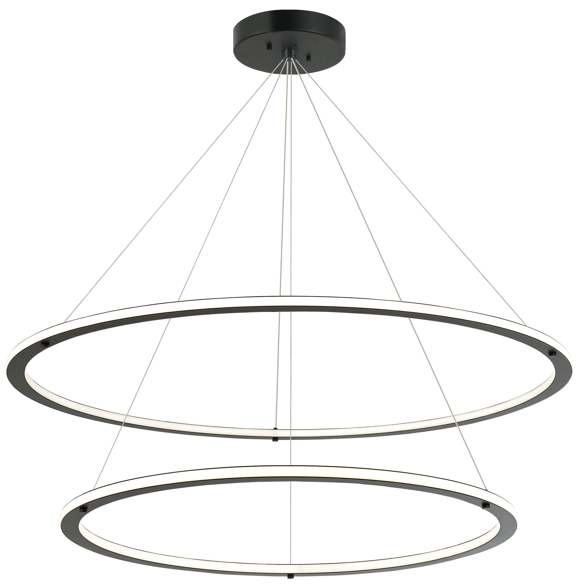 Image 2 Matteo *OS* 2 TIERS D32 + D40 VICTORIA BLACK CHANDELIER more views