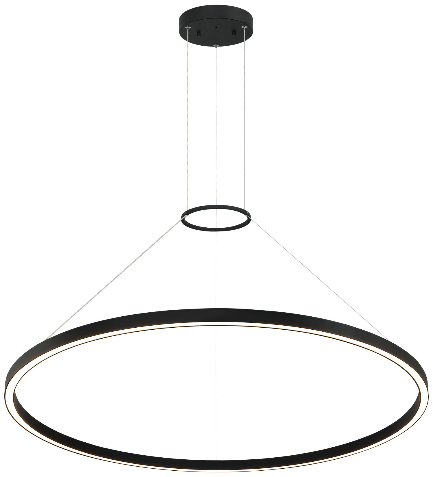 Matteo *OS* D40 OHARA MATTE BLACK CHANDELIER