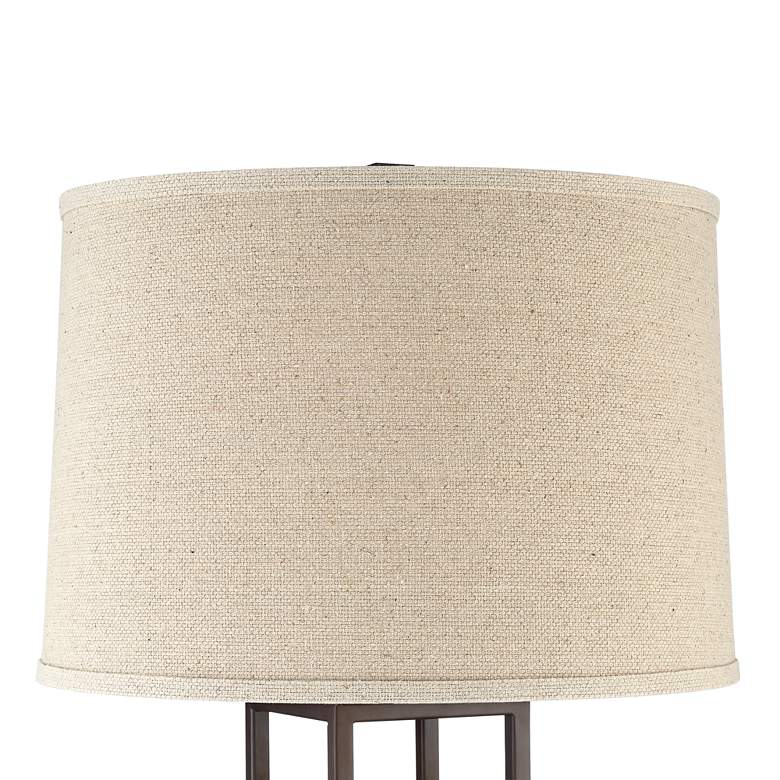 Matthew Brown Metal Table Lamp with LED Night Light more views