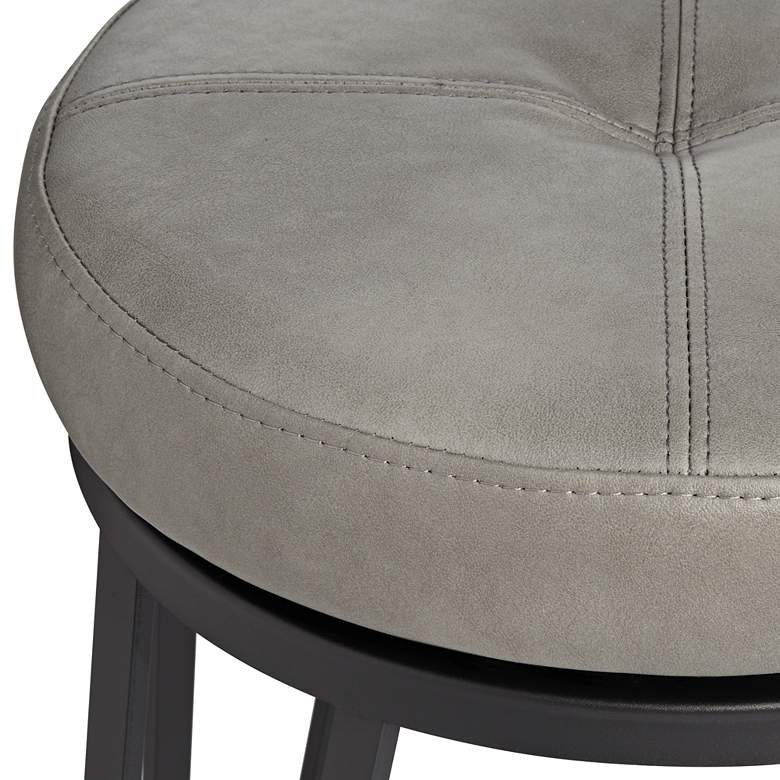 Image 4 Matthews 29" Bravo Metal and Black Swivel Bar Stool more views
