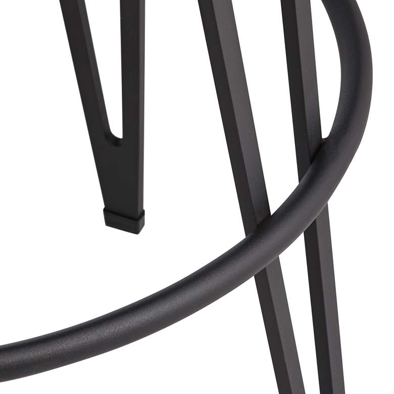 Image 6 Matthews 29" Bravo Metal and Black Swivel Bar Stool more views