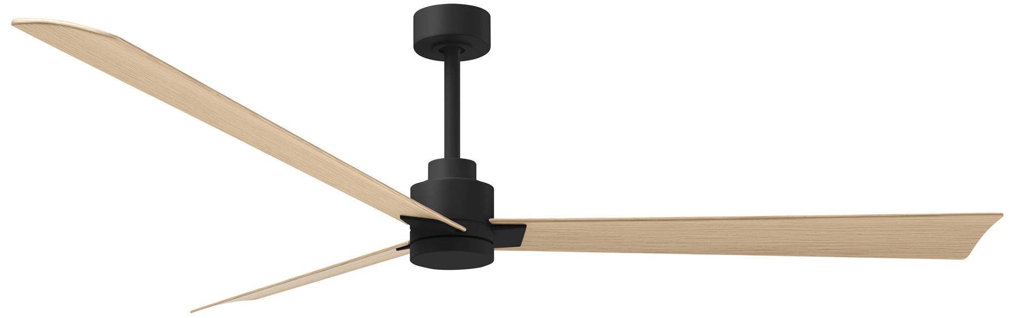 Image 2 Matthews Alessandra 72" Matte Black Ceil