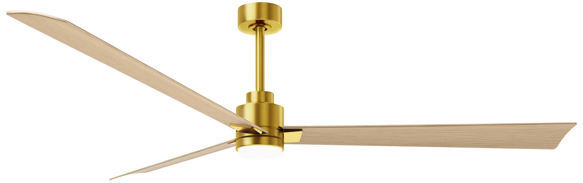 Matthews Alessandra - LK 72" Brass Ceiling Fan, Maple Blades