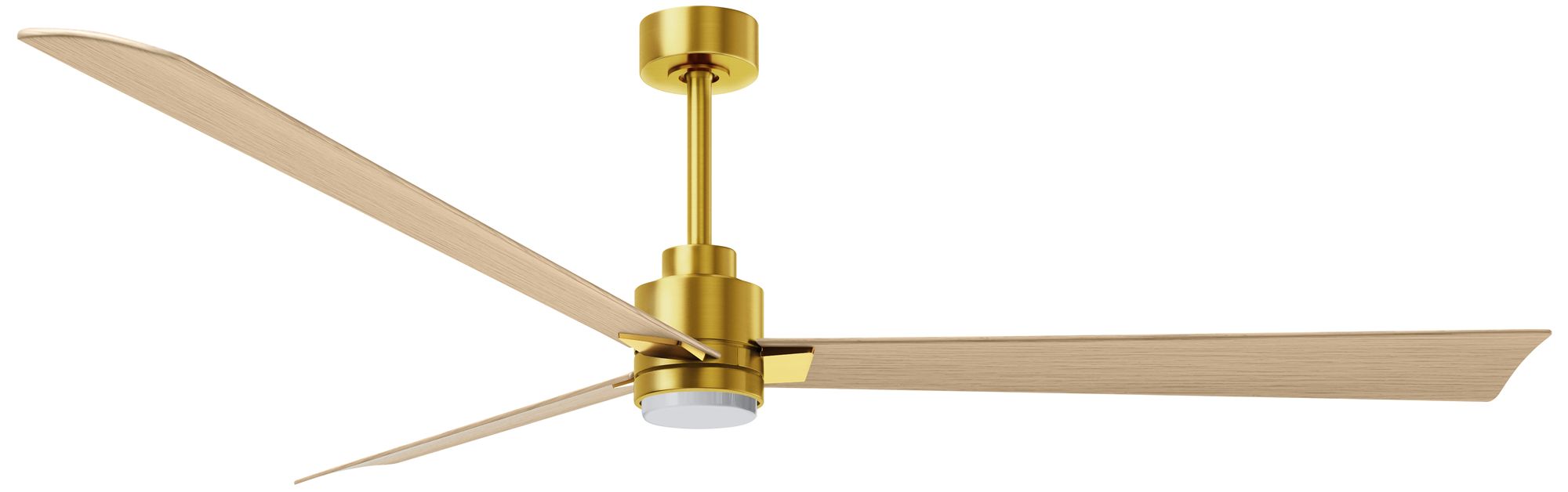 Image 3 Matthews Alessandra - LK 72" Brass Ceiling Fan, Maple Blades more views