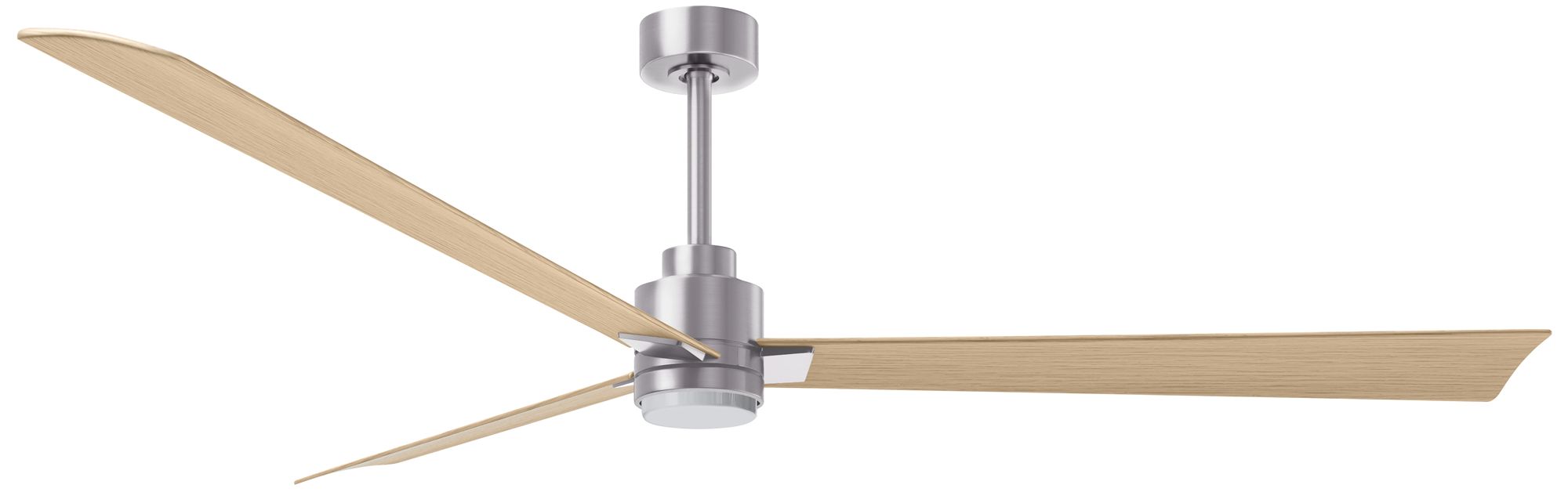 Image 3 Matthews Alessandra - LK 72" Nickel Ceiling Fan, Maple Blades more views