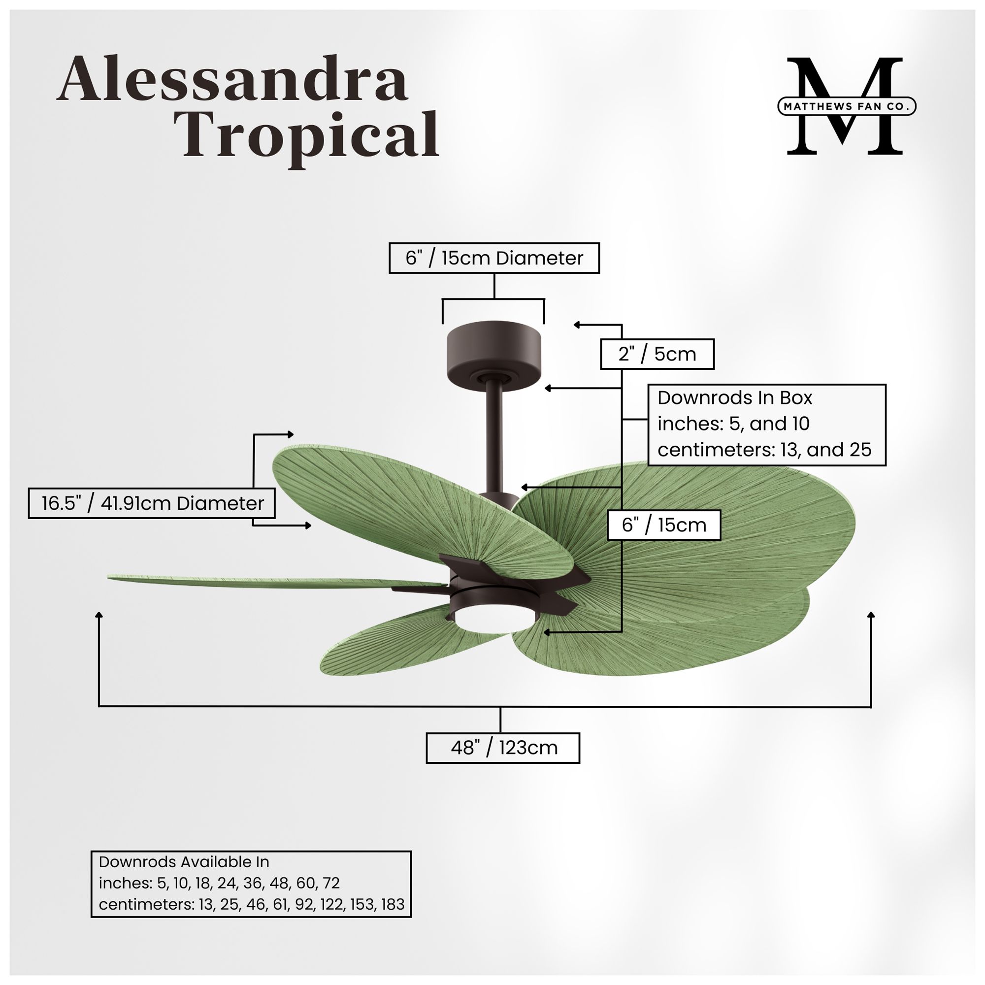 Image 4 Matthews Alessandra Tropical - LK 48" Br more views