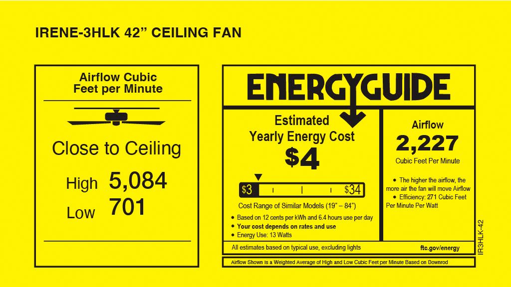 Image 6 Matthews Irene-3HLK 42" Maple Ceiling Fa more views
