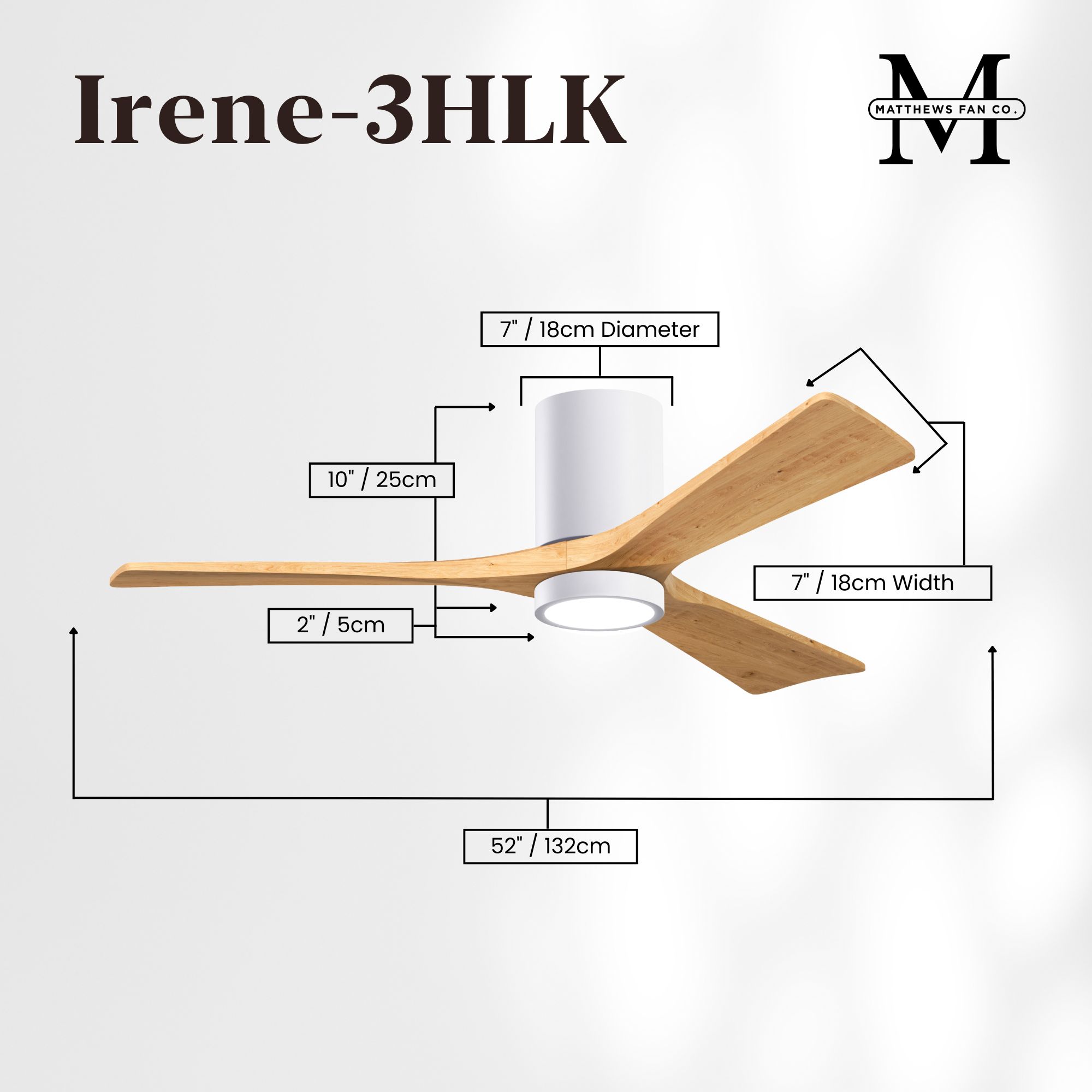 Image 5 Matthews Irene-3HLK 52" Gloss White Ceil more views