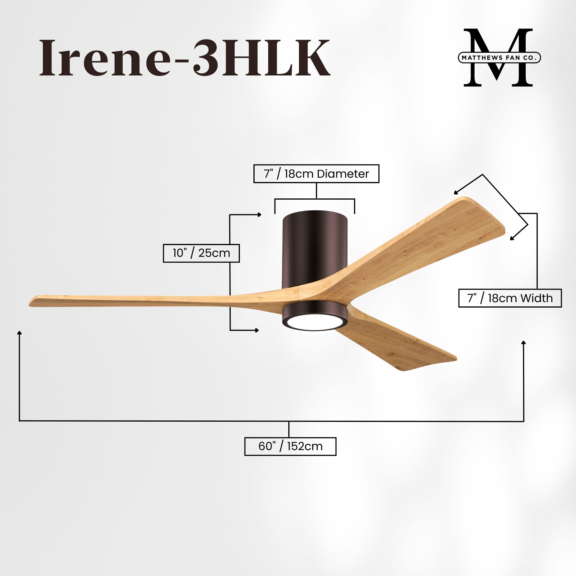 Image 5 Matthews Irene-3HLK 60" Brushed Bronze C more views