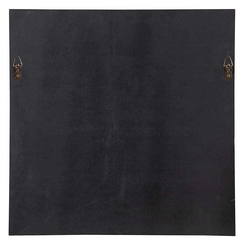 Image 5 Matty Aged Black 23 1/2" Square Wall Mirrors Set of 2 more views