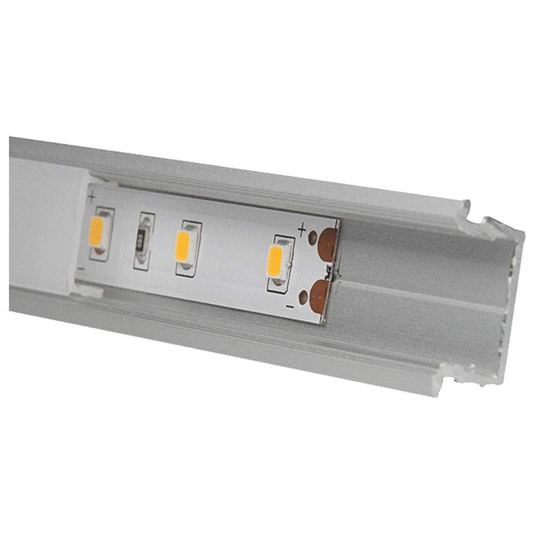 Image 3 Mauer 98.42"W Stainless Steel Channel Rail for Strip Light more views