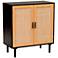 Maureen 31 1/2"W Espresso Brown Wood 2-Door Storage Cabinet