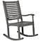 Maureen Gray Wash Acacia Wood Patio Rocking Chair