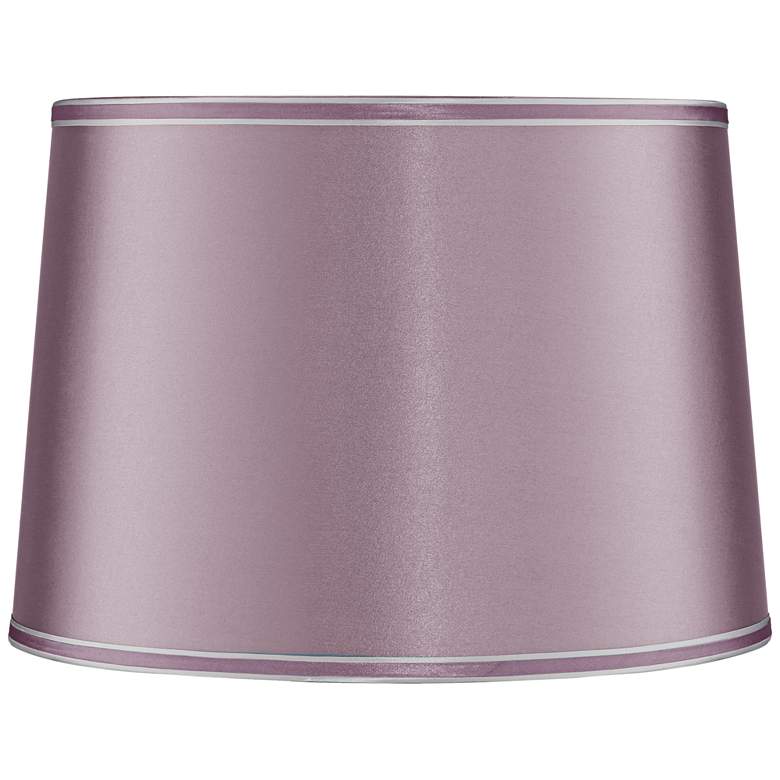 Image 1 Mauve Drum Lamp Shade 14x16x11 (Spider)