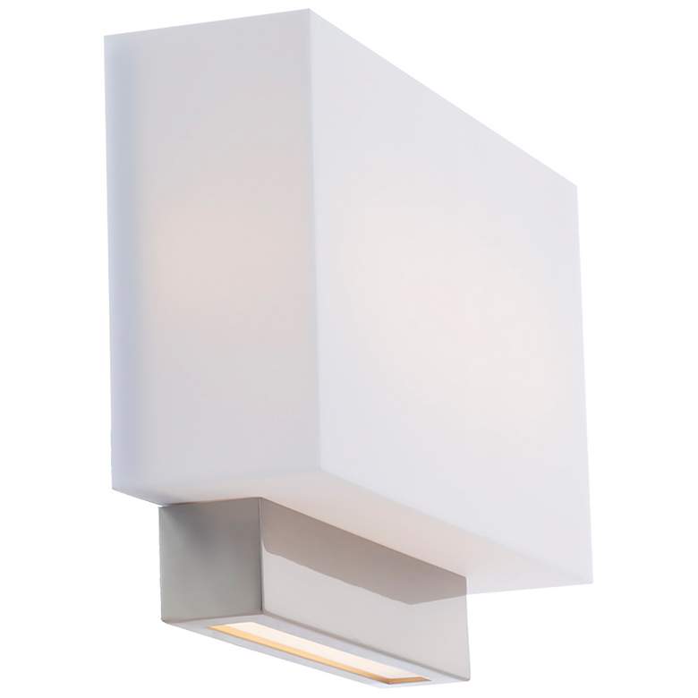 Image 1 Maven 9.75"H x 14"W 1-Light Sconce in Brushed Nickel