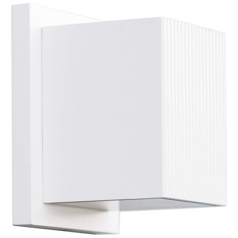 Image 1 Mavis 5-in 1 Light White Integrated LED Outdoor Wall 17W Kuzco