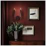 2_Mavisten Edition Carbonia 11.87" High 2 Light Black Chrome Wall Sconce more views
