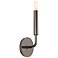 Mavisten Edition Carbonia 12.25" High Black Chrome Wall Sconce