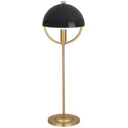 Mavisten Edition Copernica 25.5"H Burnished Brass Table Lamp w/ Black Shade