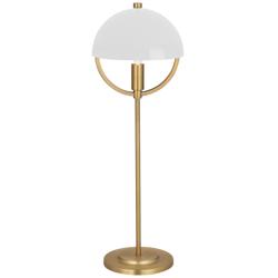 Mavisten Edition Copernica 25.5"H Burnished Brass Table Lamp w/ White Shade