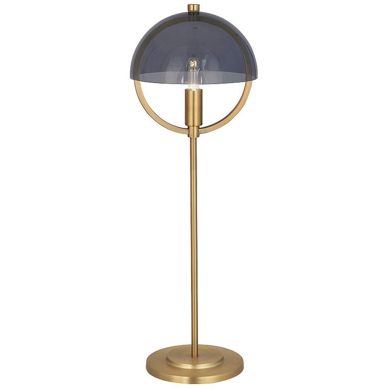 Image 1 Mavisten Edition Copernica 25.5"H Lacquer Burnish Brass And Smoke Lamp