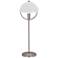 Mavisten Edition Copernica 25.5" High Pewter Table Lamp with White Shade