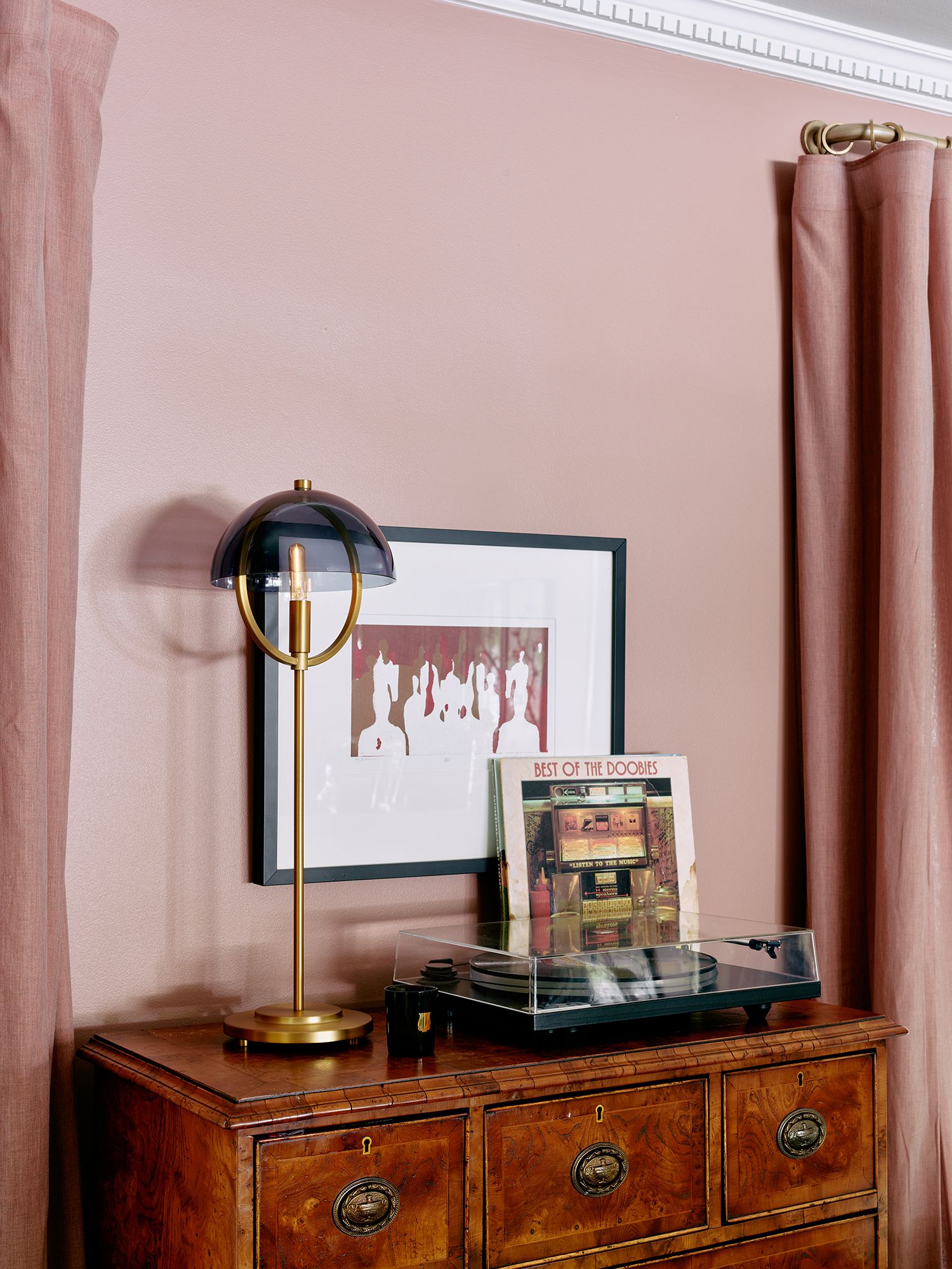 Image 2 Mavisten Edition Copernica 25.5"H Lacquer Burnish Brass And Smoke Lamp more views