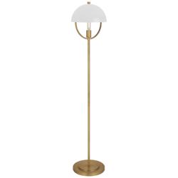 Mavisten Edition Copernica 62"H Burnished Brass Floor Lamp w/ White Shade