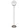 Mavisten Edition Copernica 62" High Pewter Floor Lamp with White Shade