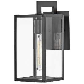 Image1 of Max 13 1/4"H Black Outdoor Wall Light by Hinkley Lighting