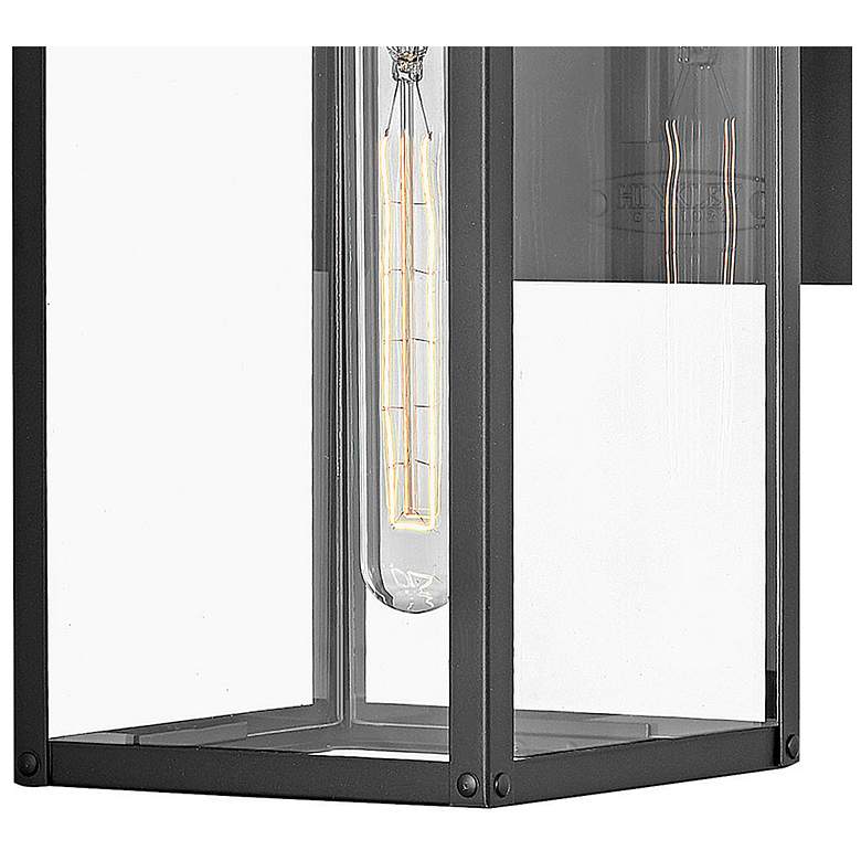 Image 4 Max 13 1/4"H Black Outdoor Wall Light by Hinkley Lighting more views
