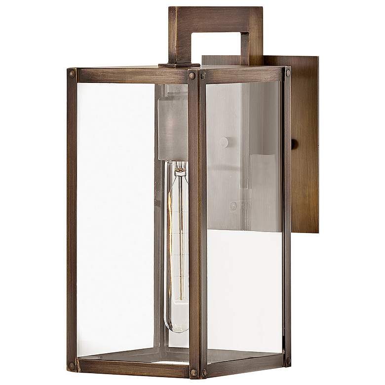 Image 1 Max 13 1/4"H Brown Outdoor Wall Light by Hinkley Lighting