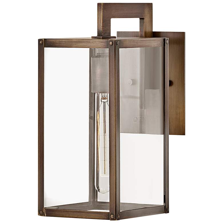 Image 2 Max 13 1/4"H Brown Outdoor Wall Light by Hinkley Lighting more views