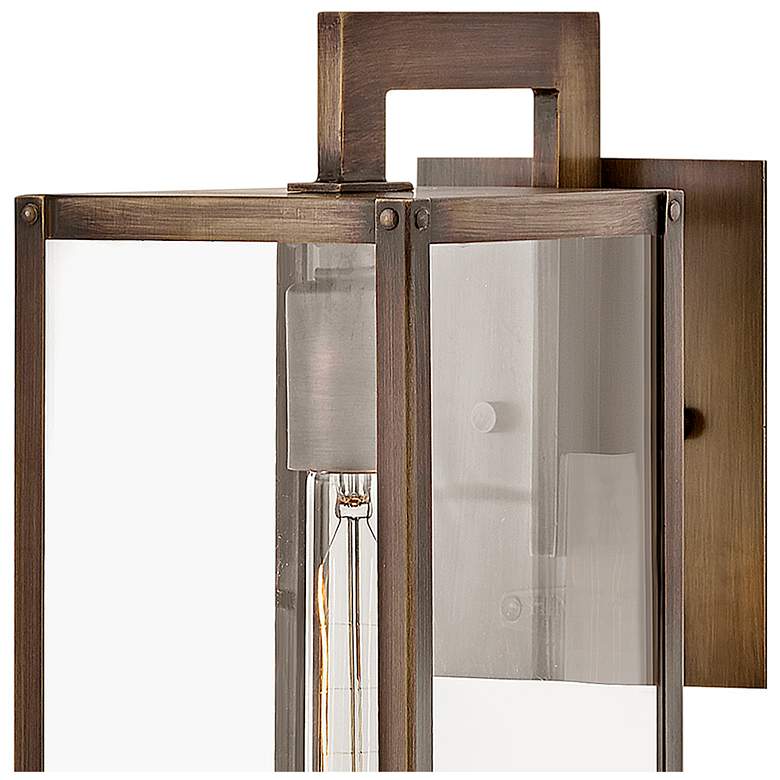 Image 3 Max 13 1/4"H Brown Outdoor Wall Light by Hinkley Lighting more views