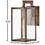 5_Max 13 1/4"H Brown Outdoor Wall Light by Hinkley Lighting more views