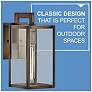 6_Max 13 1/4"H Brown Outdoor Wall Light by Hinkley Lighting more views
