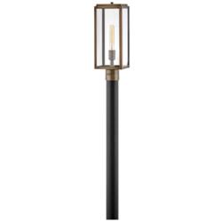 Max 18 1/2" High Burnished Bronze Outdoor Post Light