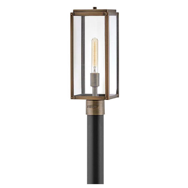 Image 2 Max 18 1/2" High Burnished Bronze Outdoor Post Light more views