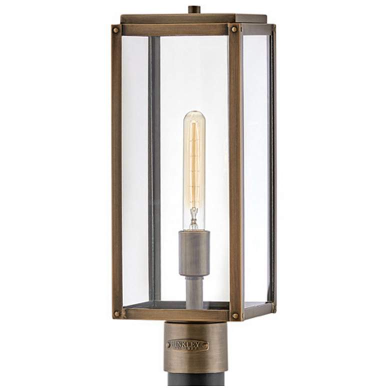 Image 3 Max 18 1/2" High Burnished Bronze Outdoor Post Light more views
