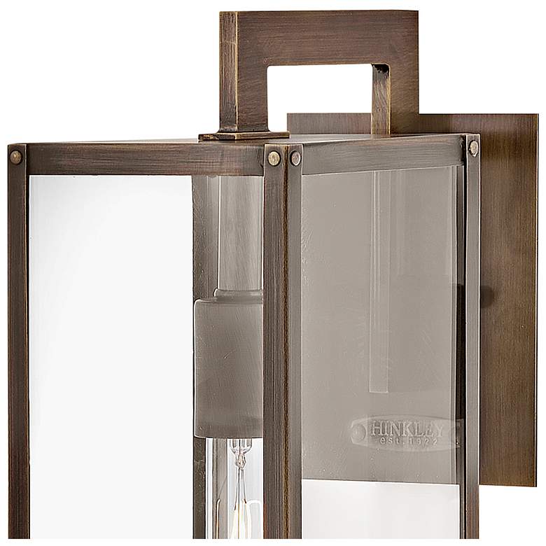 Image 3 Max 18 1/2"H Brown Outdoor Wall Light by Hinkley Lighting more views