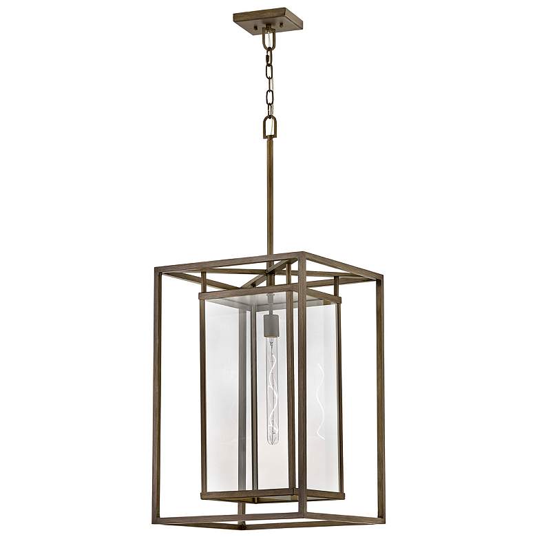 Image 1 Max 40 3/4" High Burnished Bronze LED Outdoor Hanging Light