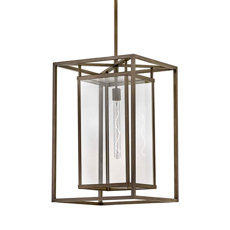 Image 2 Max 40 3/4" High Burnished Bronze LED Outdoor Hanging Light more views