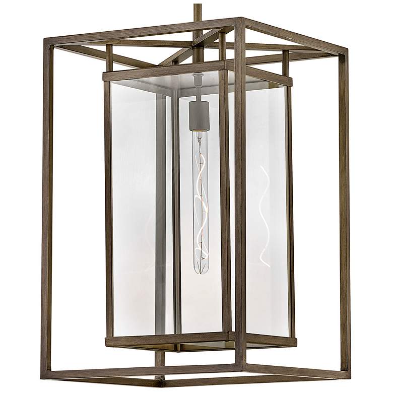 Image 4 Max 40 3/4" High Burnished Bronze LED Outdoor Hanging Light more views