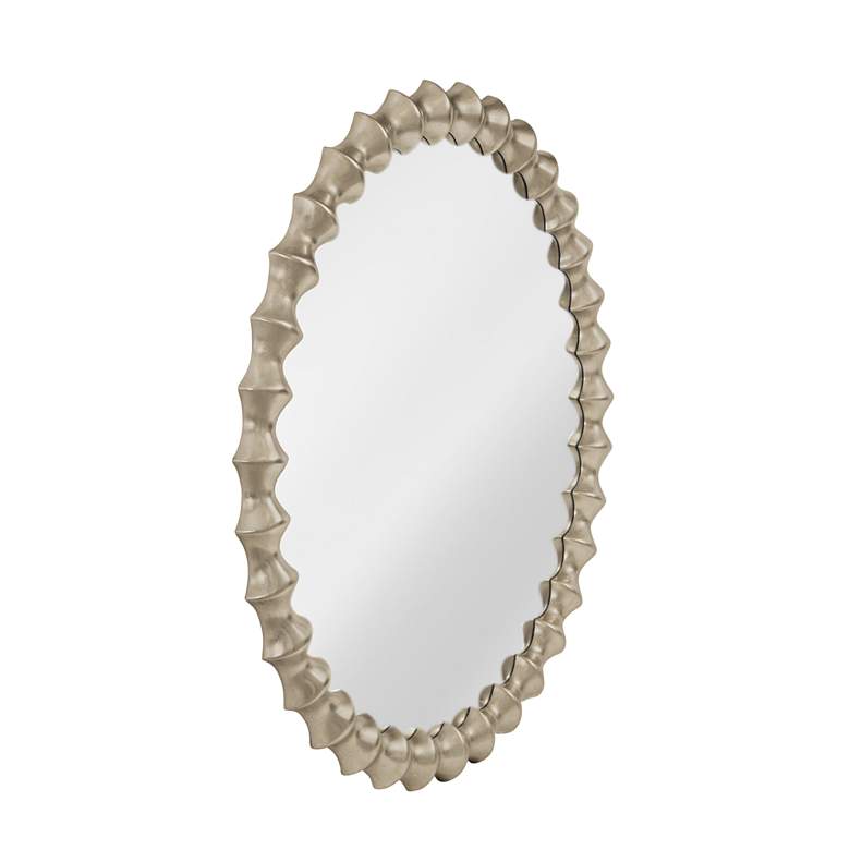 Image 2 Max 44" x 44" Antique Silver Wall Mirror more views