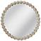 Max Antique Silver 44" Round Oversized Wall Mirror
