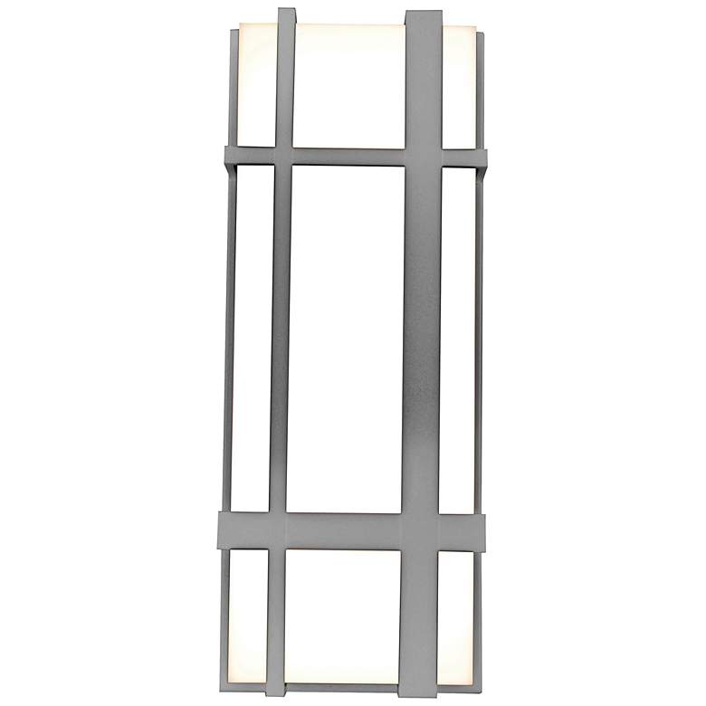 Image 1 Max LED Outdoor Sconce - 18 inch - Textured Grey