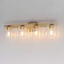 3_Maxim 29 1/2"W Natural Aged Brass 4-Light Vanity Bath Light more views