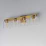 4_Maxim 29 1/2"W Natural Aged Brass 4-Light Vanity Bath Light more views